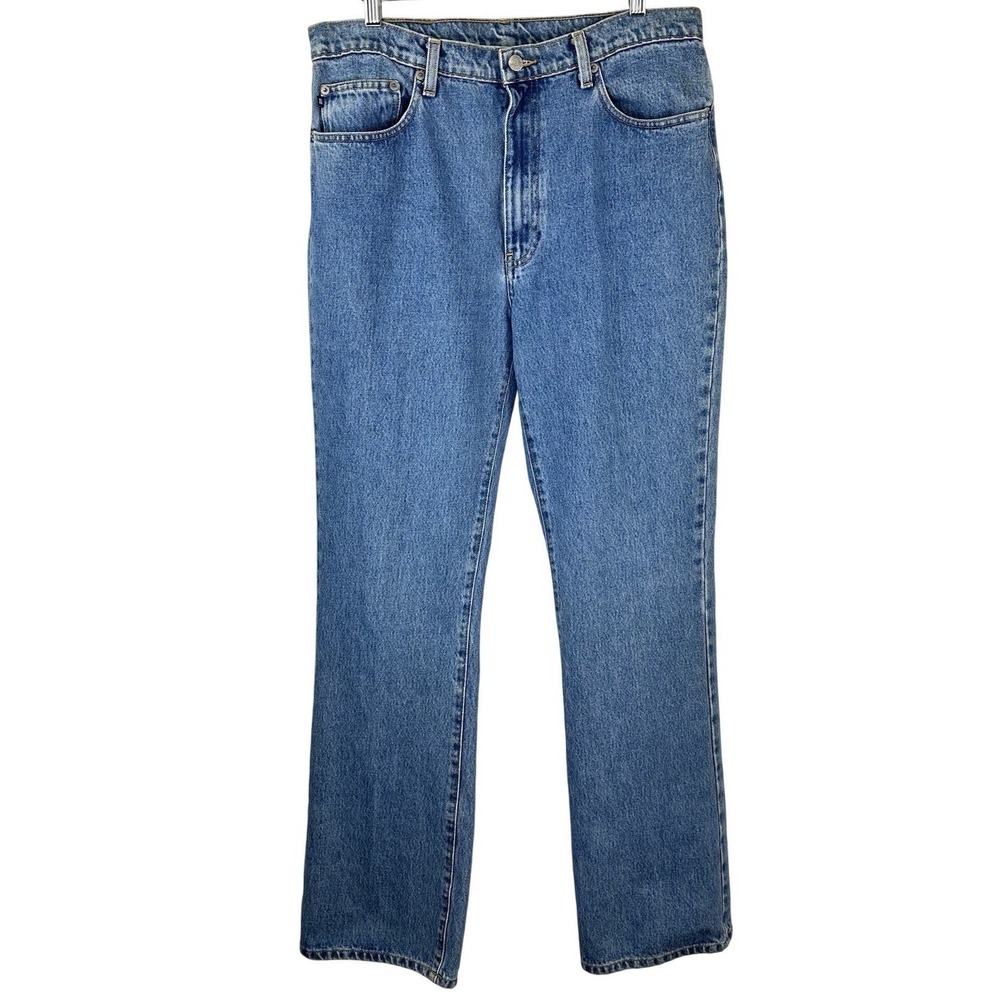 Polo Jeans Co Ralph Lauren Mens 32x33 Slim Flare Jeans Medium Wash 5103WAX1136